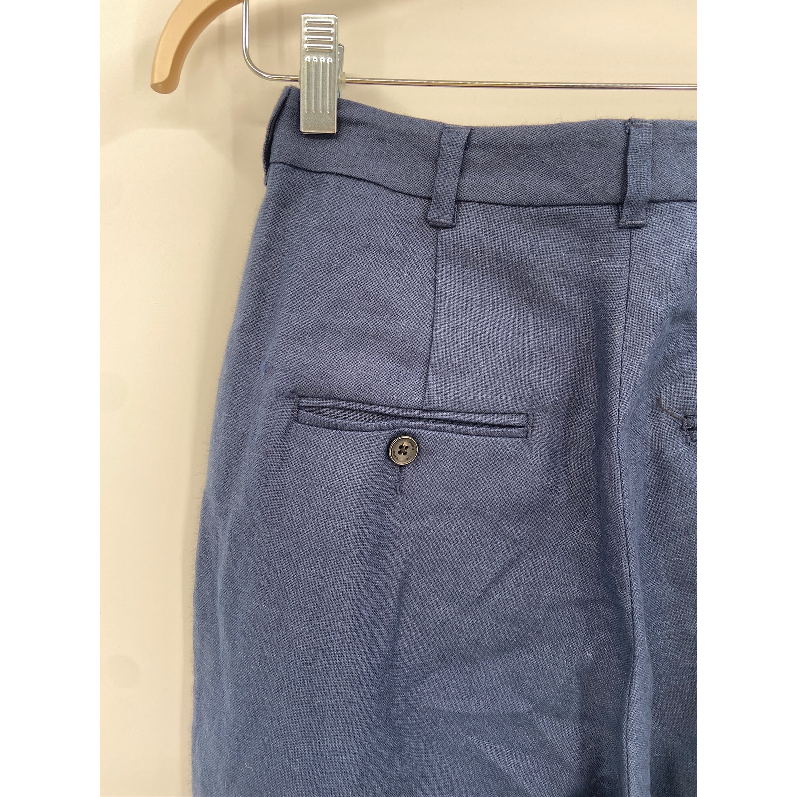 Puppets And Puppets Navy Blue Black Teapot Wide Leg Skant Trouser Pant 4 Nwt — image 8 of 8